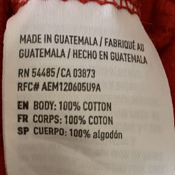 American Eagle Outfitters Seriously Soft Love Kiss Graphic Tee Women's Red Large - Picture 10 of 13